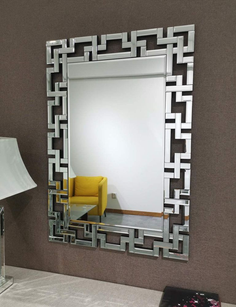 Art Decorative Wall Mirrors Large Grecian Venetian Mirror for Hotel Home Vanity Sliver Mirror 27.5" W x39.5" H