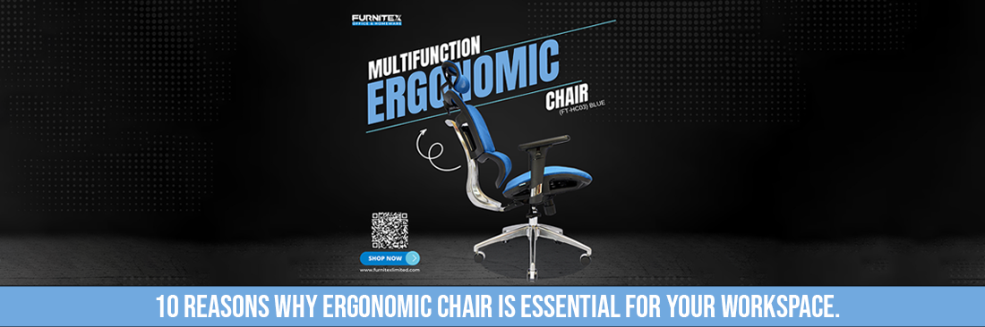 10 Reasons Why Furnitex Limited's FT-HC03 Ergonomic Chair is Essential for Your Workspace