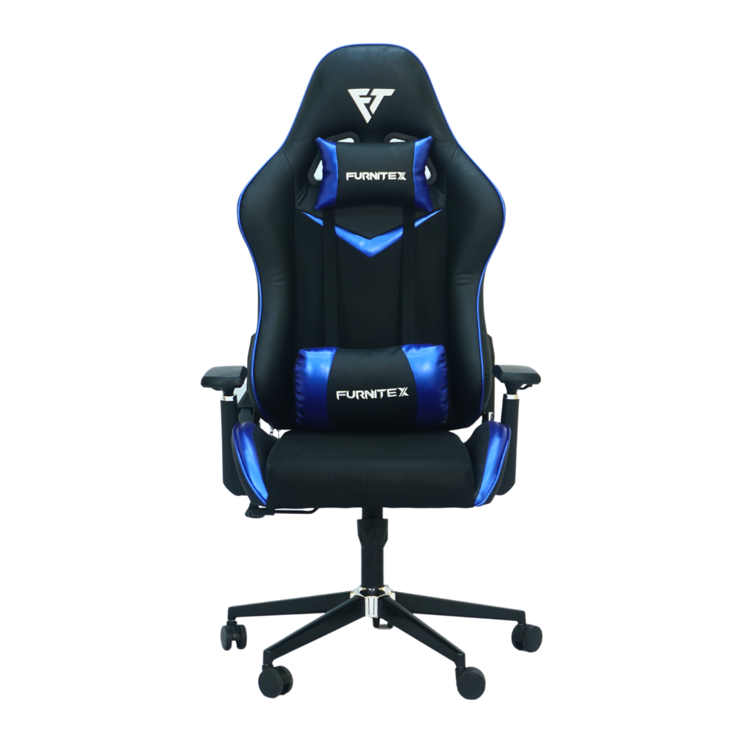 FURNITEX - Gaming Chair with 4D Armrest (FT-G3)Glossy Blue