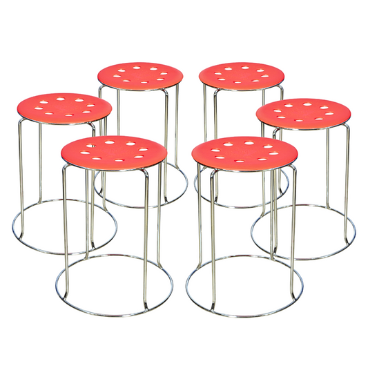 6 Combo Ring Stool (FT- S01) Orange