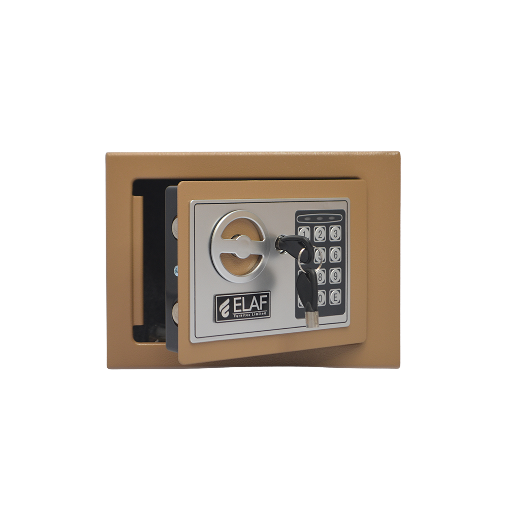 ELAF Small Safety Box with Electronic Keypad (FT-L17ET) Gold