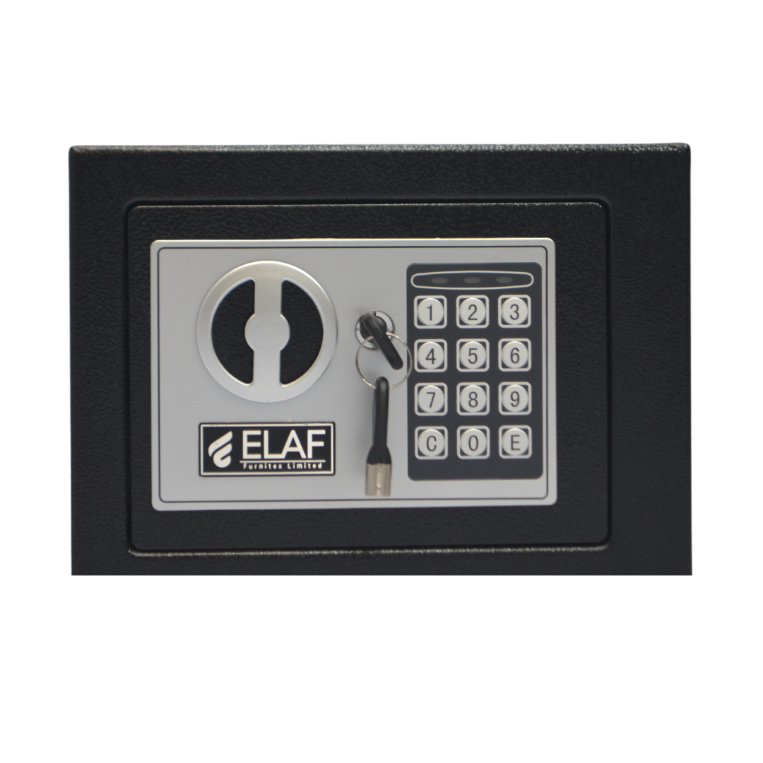 ELAF Small Safety Box with Electronic Keypad (FT-L17ET) Black