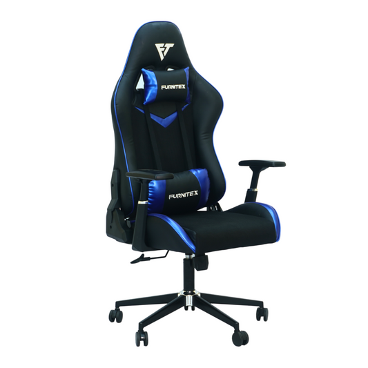 FURNITEX - Gaming Chair with 4D Armrest (FT-G3)Glossy Blue