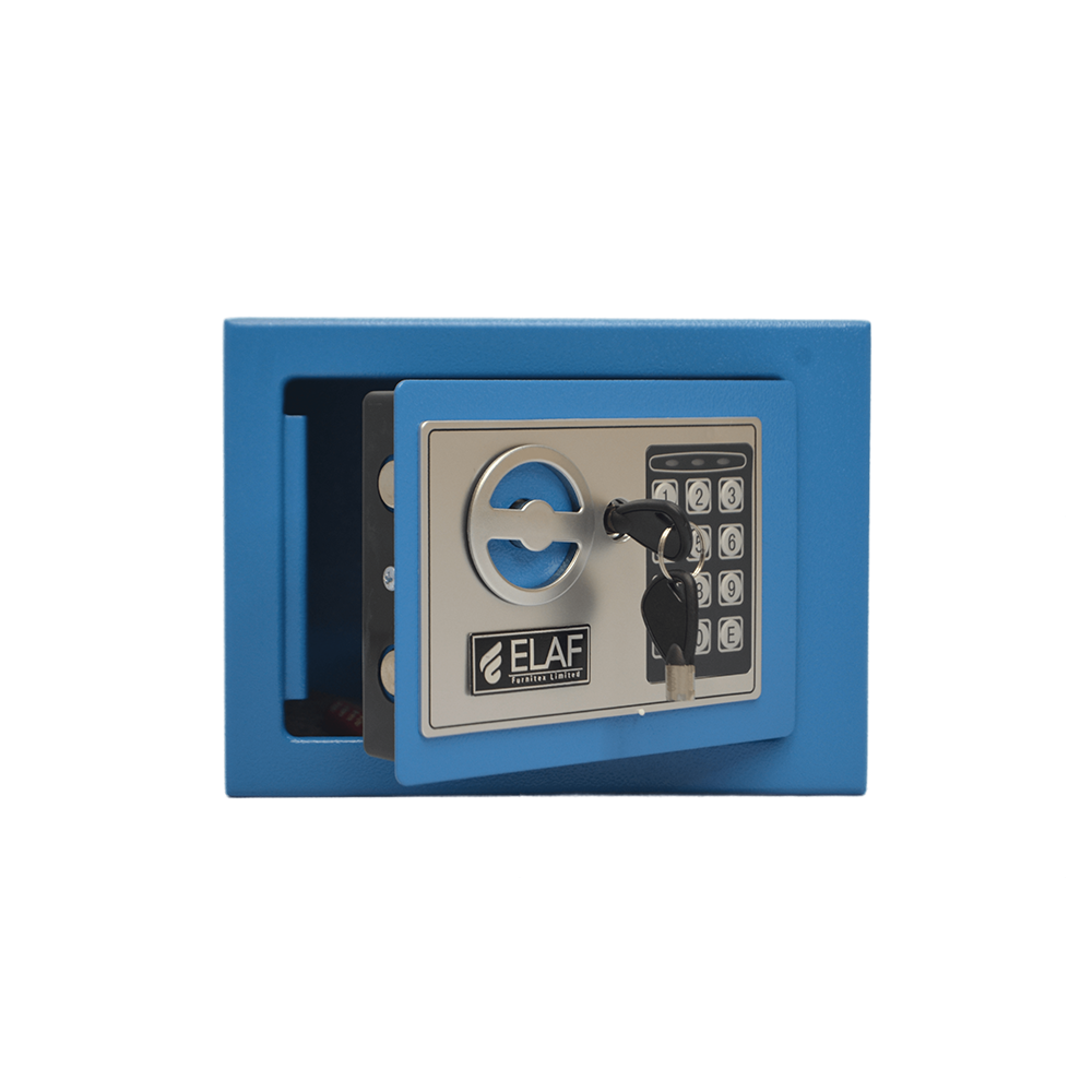 ELAF Small Safety Box with Electronic Keypad (FT-L17ET) Blue