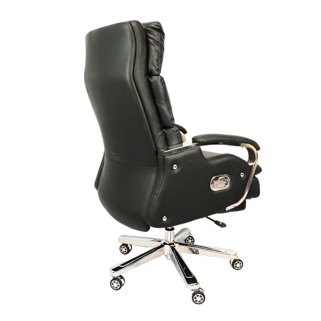 Comfortable Luxury Boss Chair with Footrest (FT-H809) Black