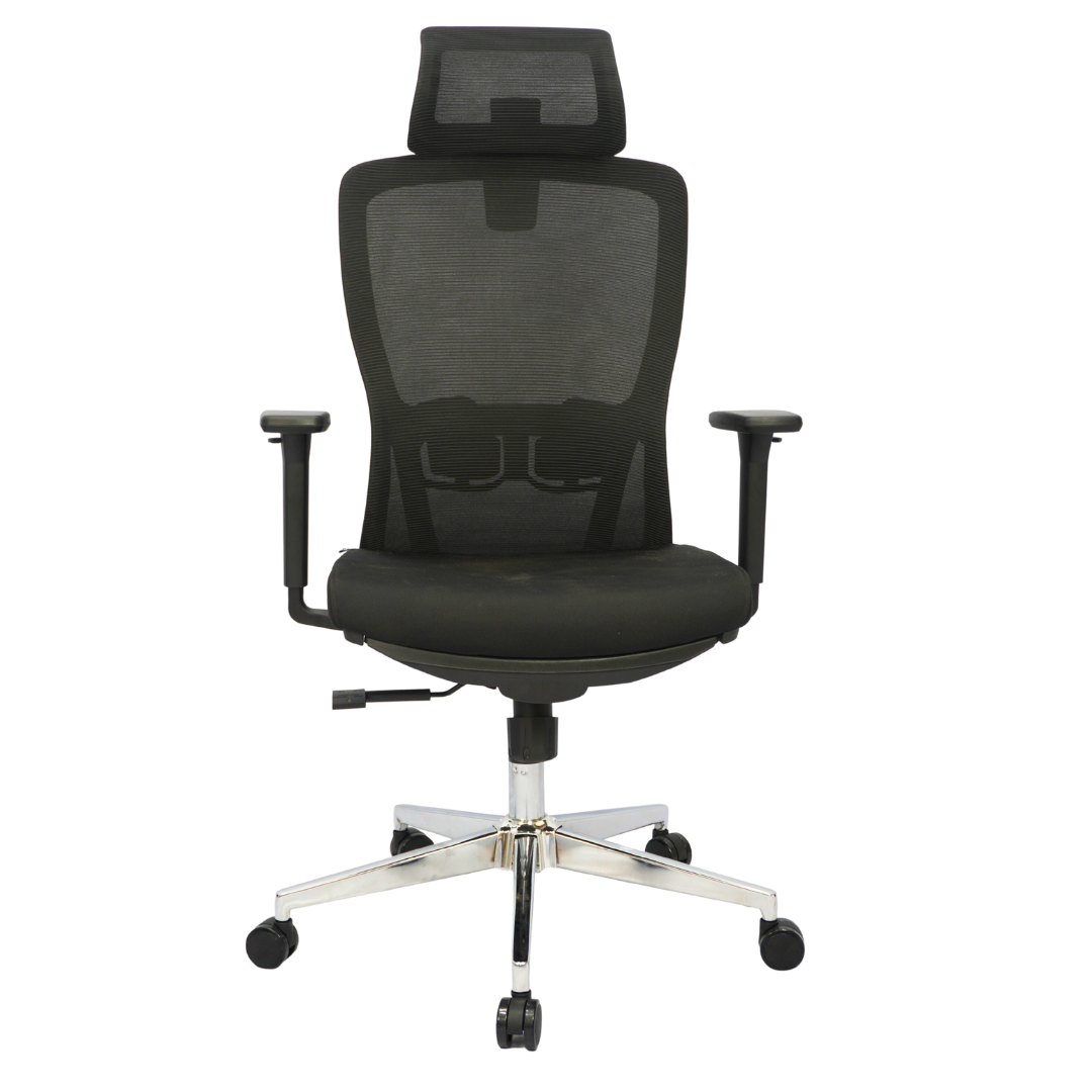 Mesh Office Chair (FT-940N3E) Black With Legrest
