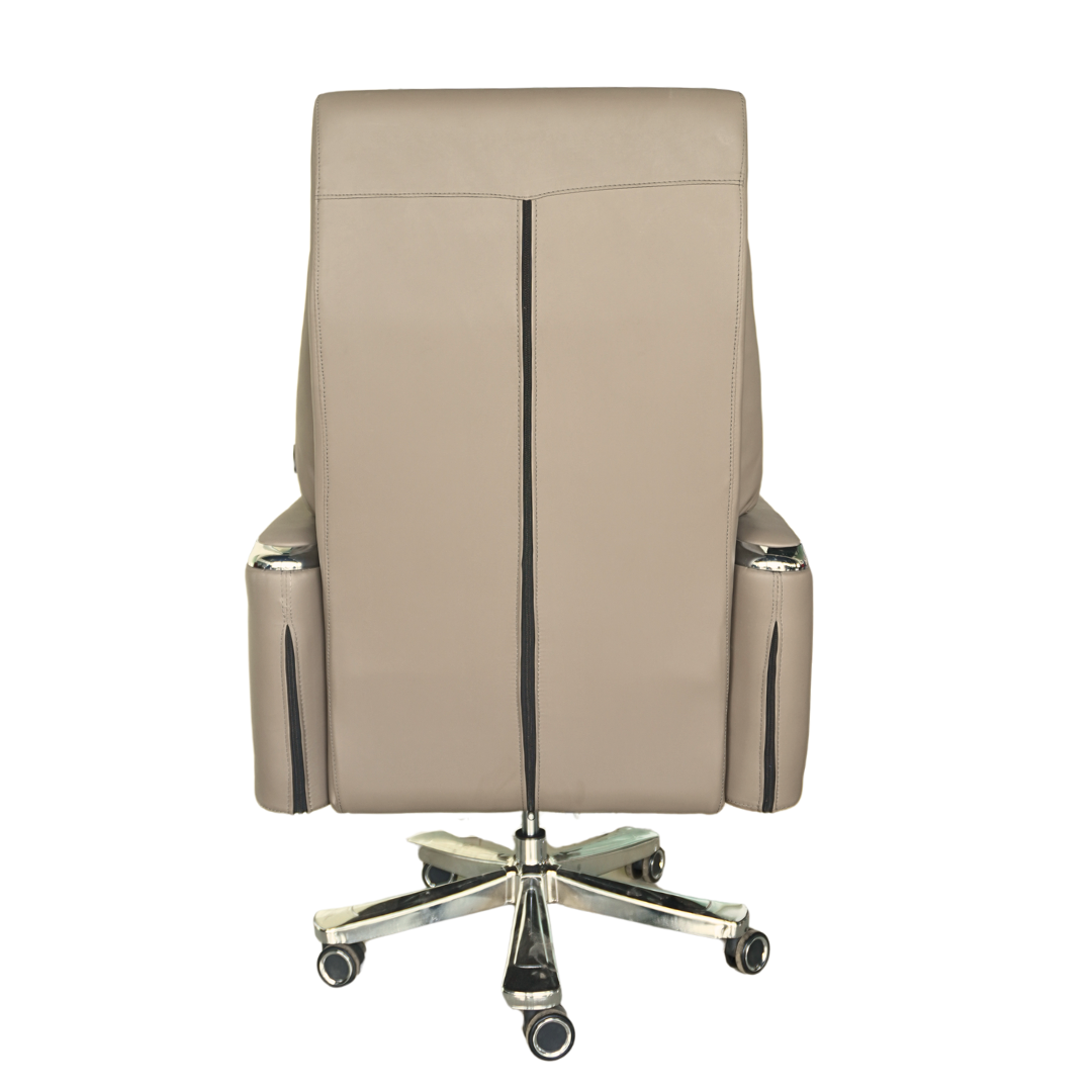 Executive Luxury Boss Chair with Footrest (FT-H0631) cream