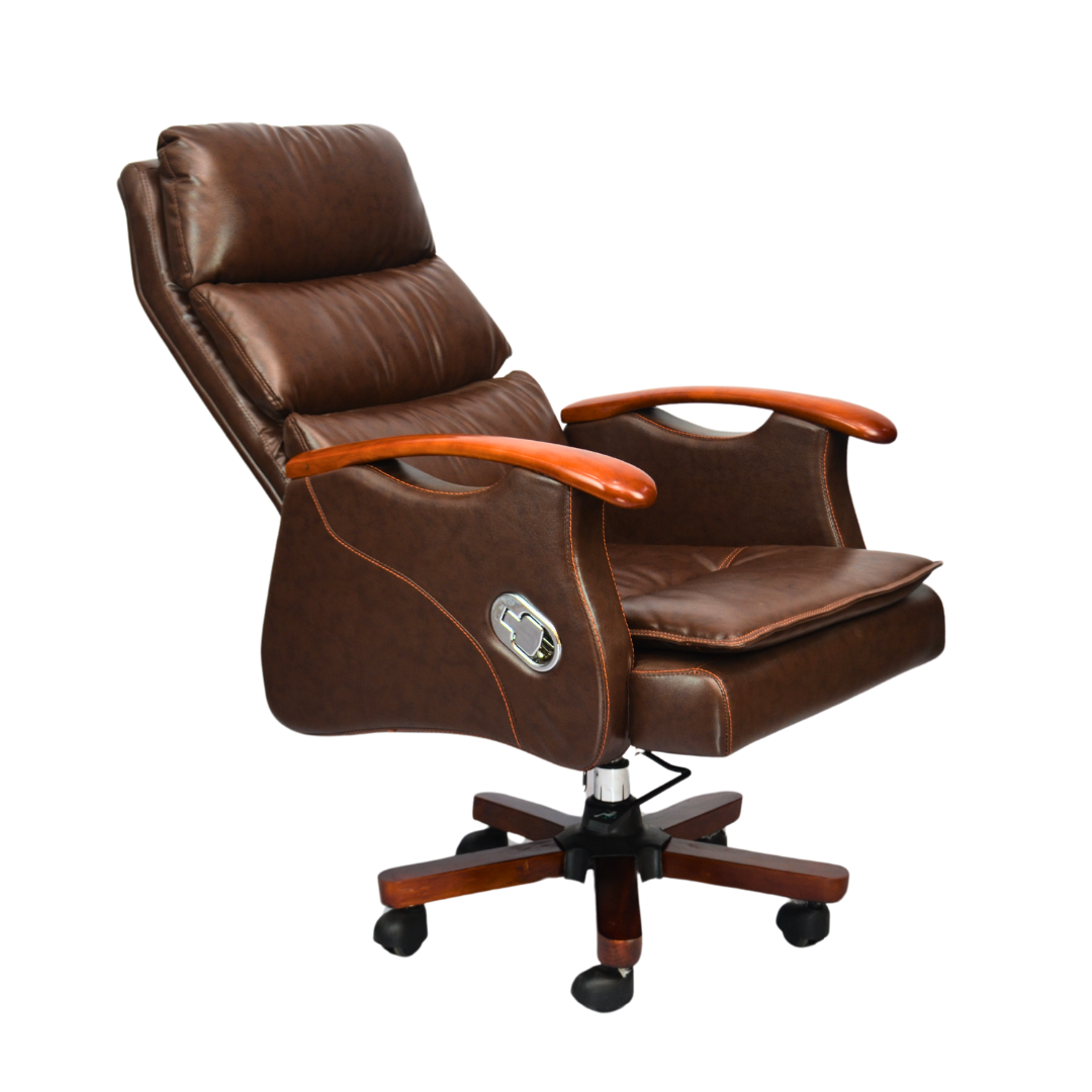 Comfortable Luxury Boss Chair (FT-H665) Brown