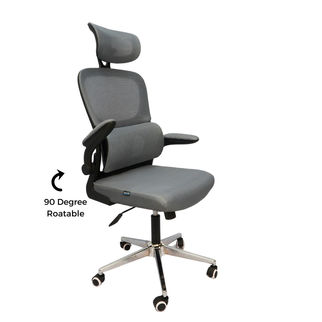 Revolving Office Chair (FT-H2404) Gray
