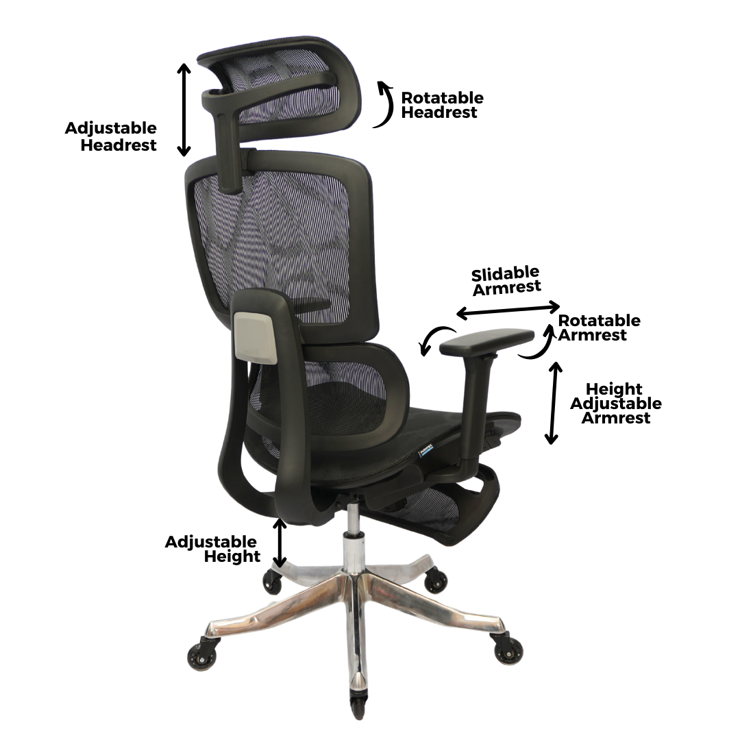 Complete Multifunction Chair (FT-H186) Black