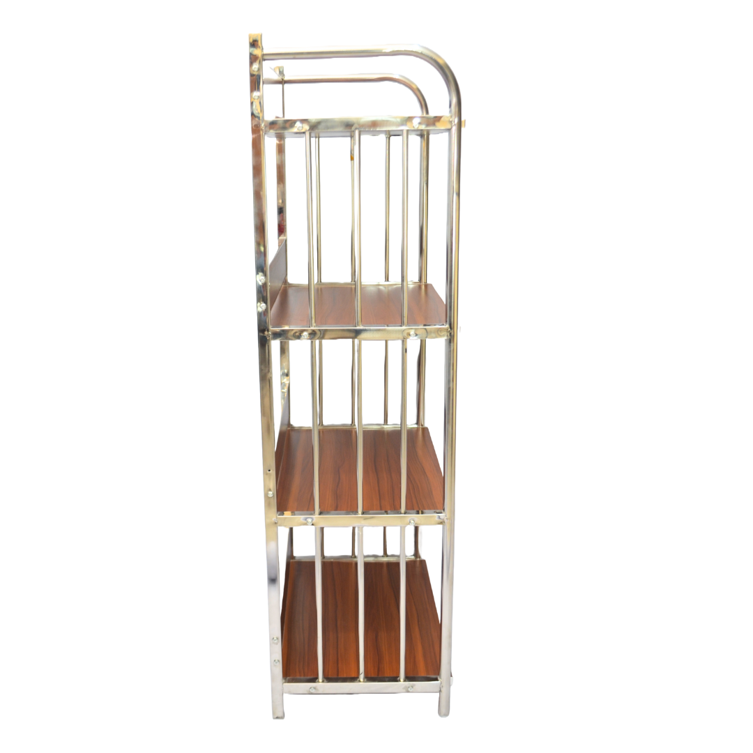 4 Layer Oven Rack/Trolley  Melamine Board and SS Pipe (FT-OT001)