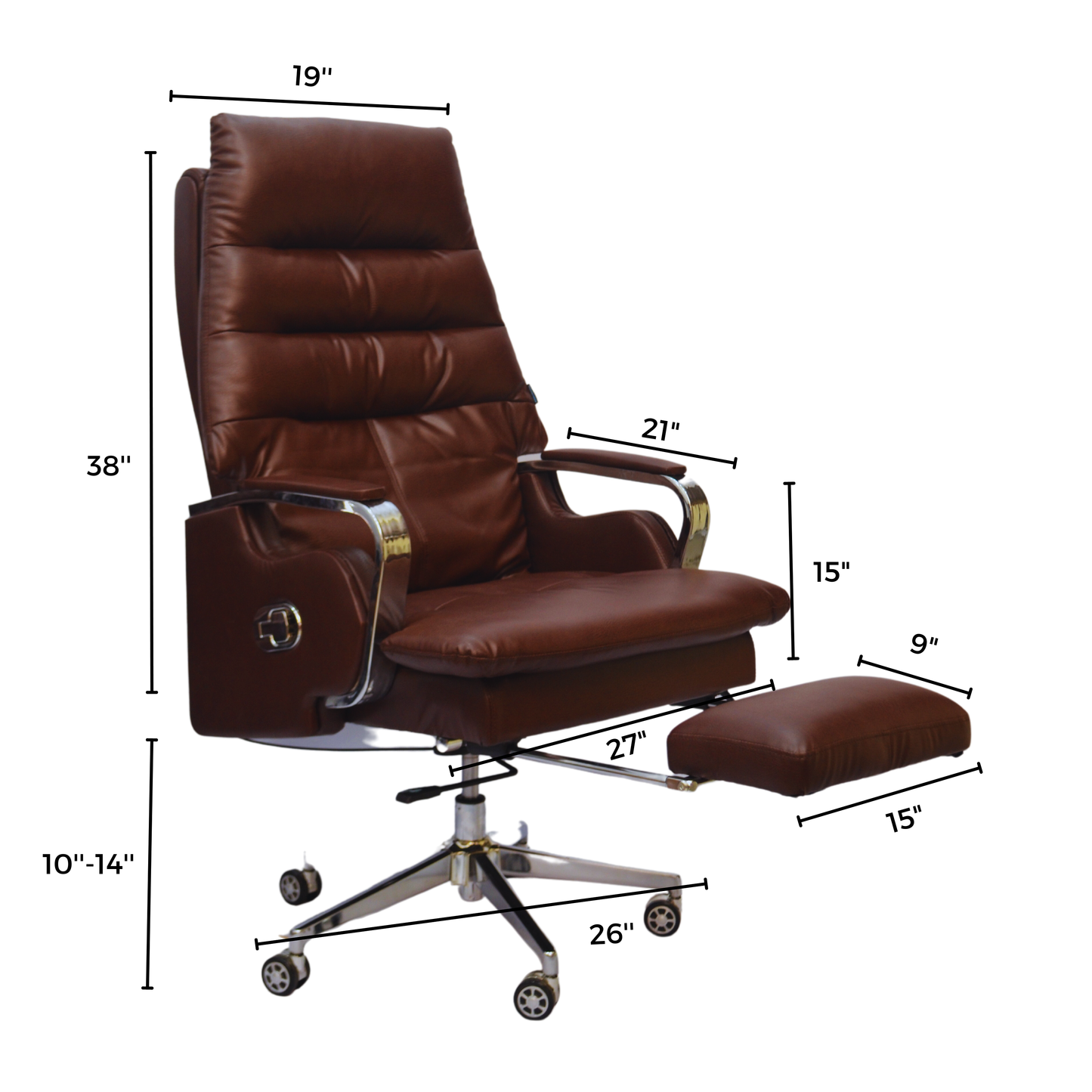 Comfortable Luxury Boss Chair (FT-HD701) Brown