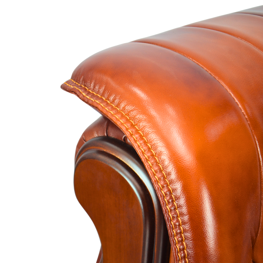 Cowhide Leather Boss Chair (FT-H8052) Detail View 2