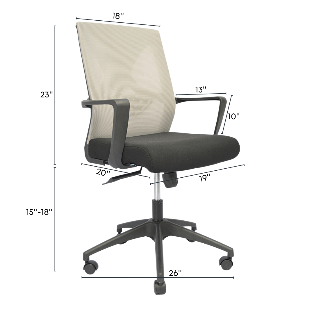 Hydraulic Chair (FT-H8047) Gray Black