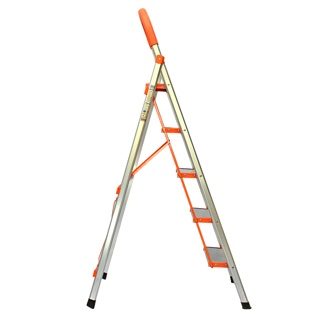 Imported 5 Steps Aluminum Folding Multi-Purpose Extension Ladder with Non-slip Handrail (FT-ALL5)