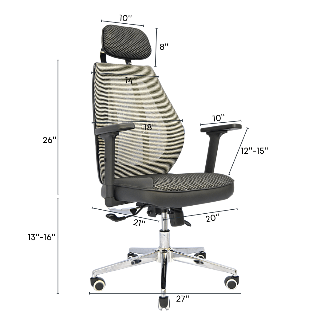 Revolving Office Chair (FT-HB860) Black