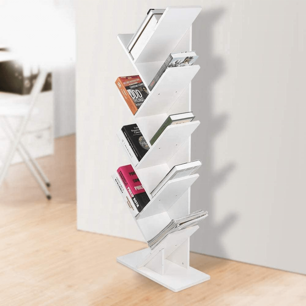 Floor Standing Wooden Bookshelf