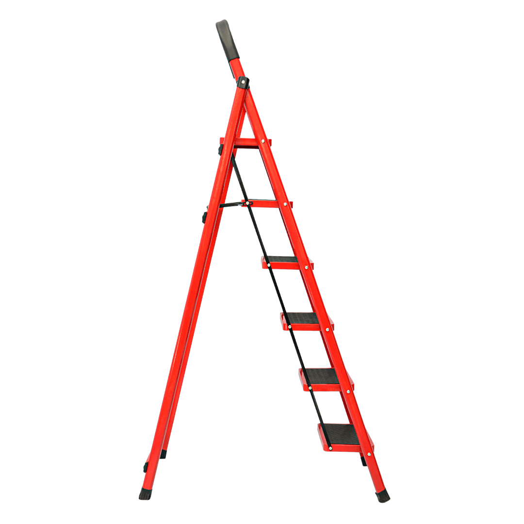 Imported 6 Steps Mild Steel Folding  Multi-Purpose Extension Ladder with Non-slip Handrail (FT-MSL6)