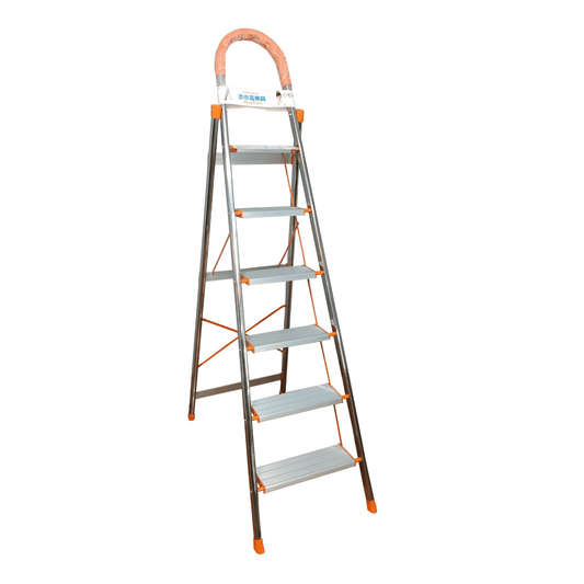 Stainless Steel Folding Multi-Purpose Extension Ladder with Non-slip Handrail (FT-SSL6)