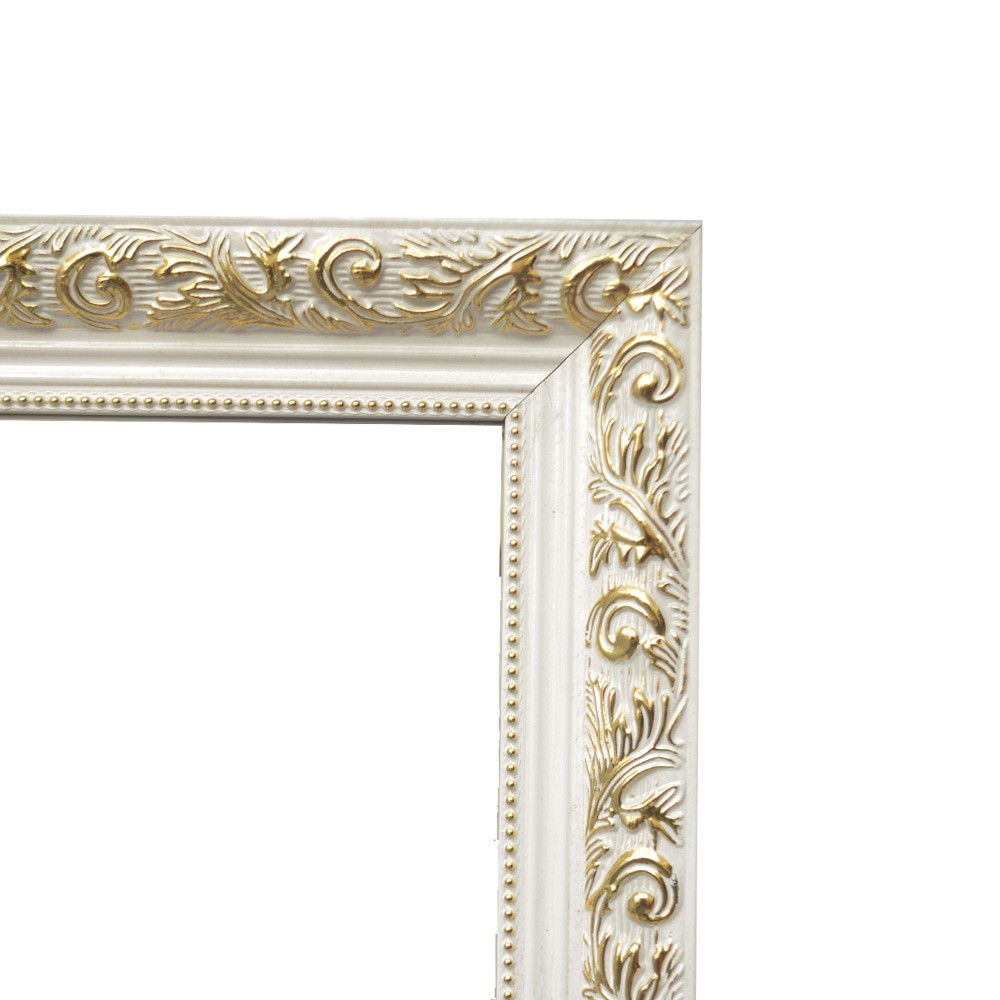 Magnificent Large Antique Wall Mirror (FT-WM02) White